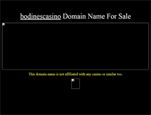 Tablet Screenshot of bodinescasino.com